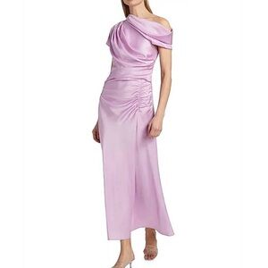 Elegant Pink Off-Shoulder Dress